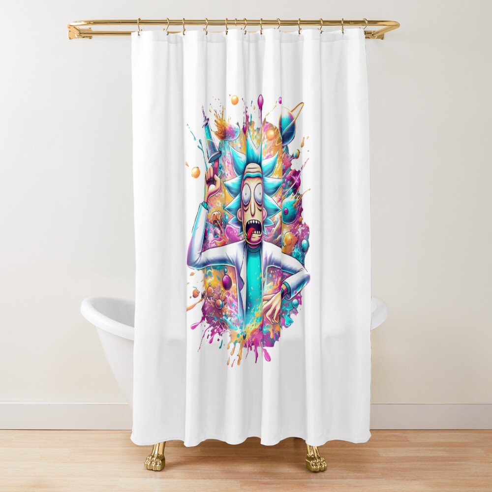 Rick Splash 2 Shower Curtain