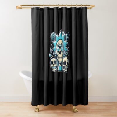 Rick And Morty Shower Curtain
