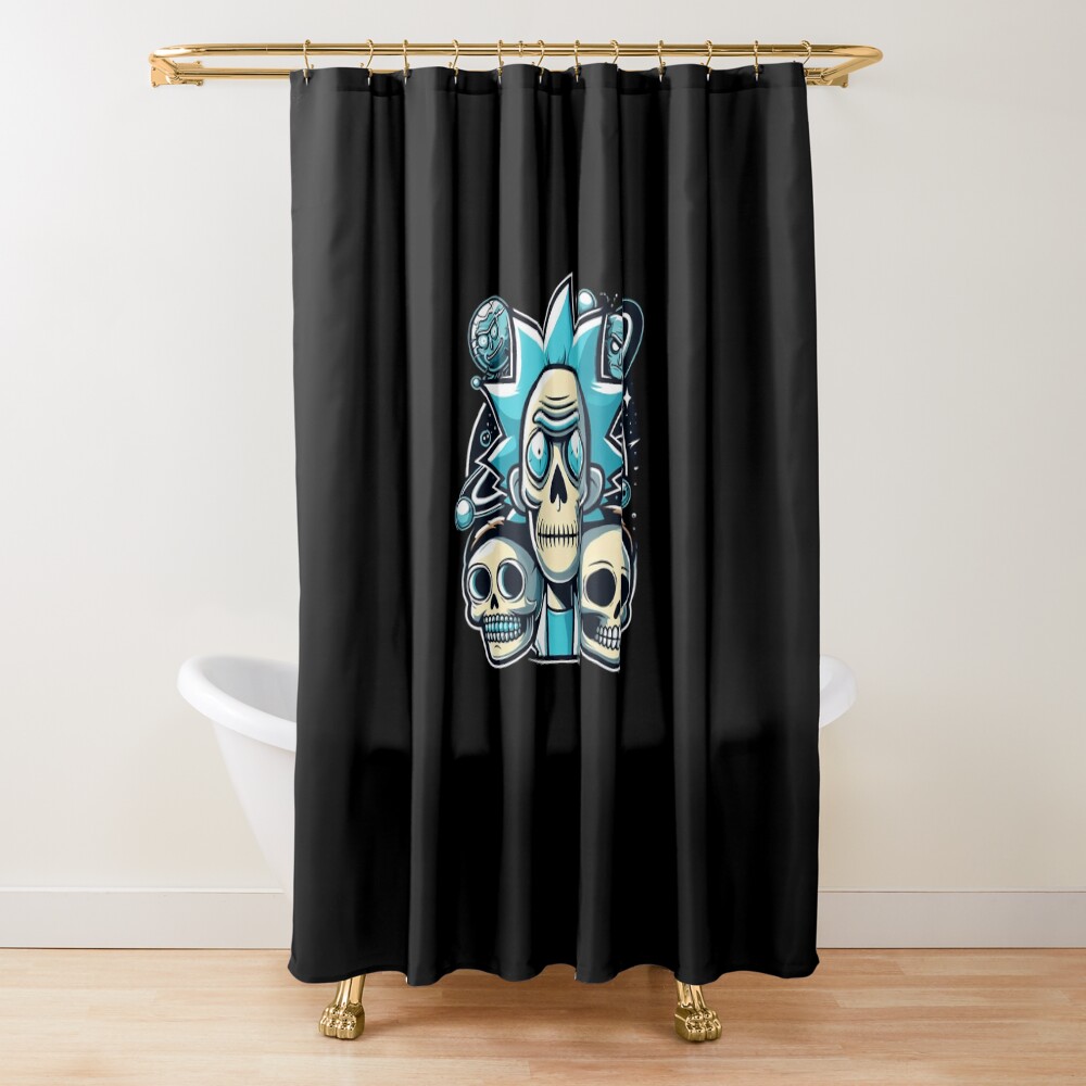 Rick And Morty Shower Curtain
