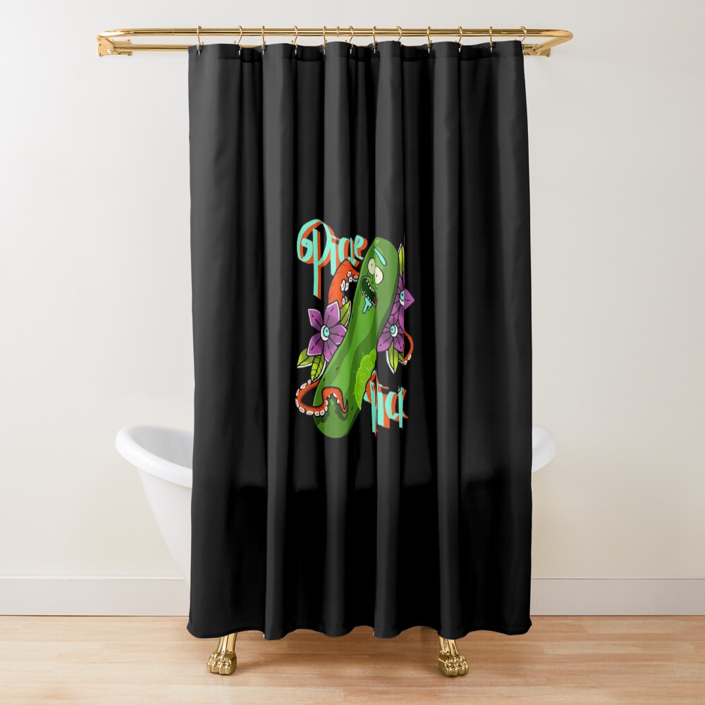 Picle Rick Shower Curtain