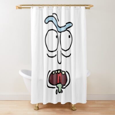 Rick Face Shower Curtain