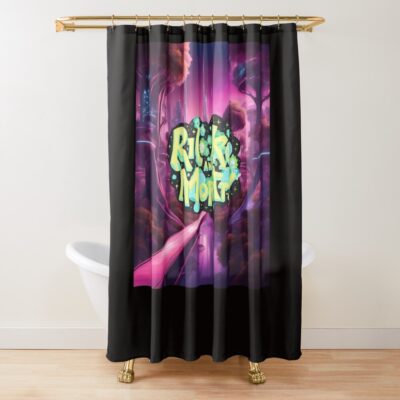 Rick And Morty Cool Shower Curtain