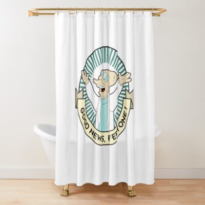 Professor Farnsworth Good News Everyone Shower Curtain