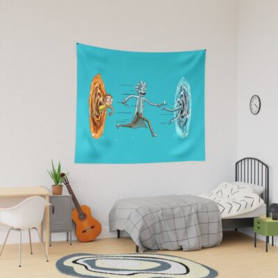 Rick And Morty Passing Through Tapestry