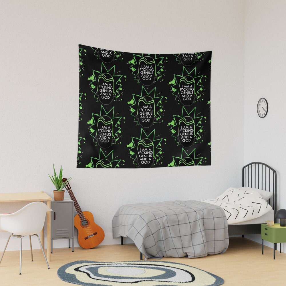 Rick And Morty Genius Tapestry